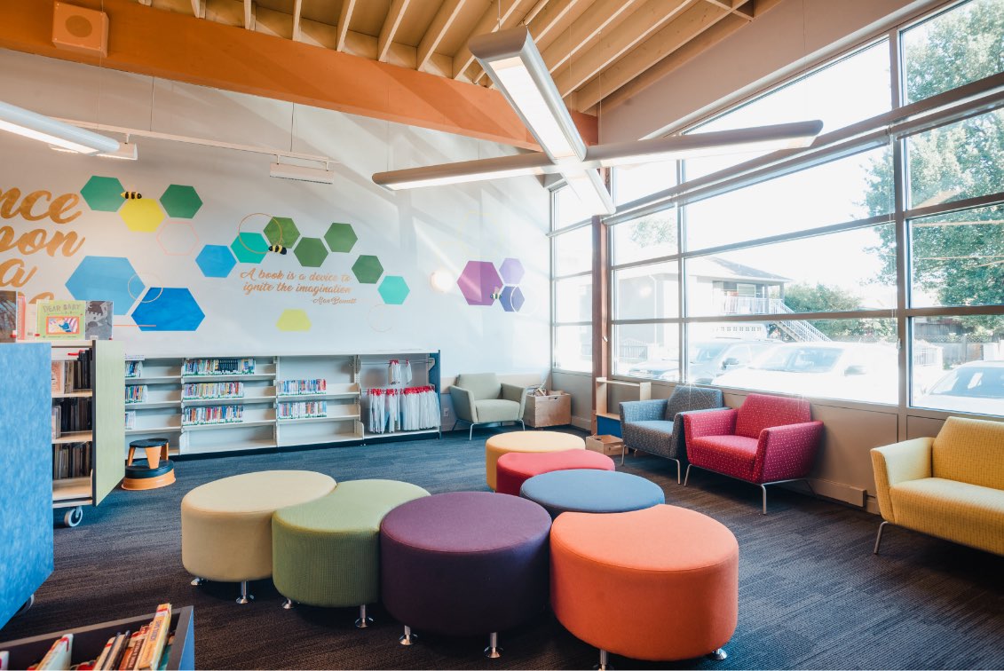 library furniture, classroom furniture, flexible school furniture