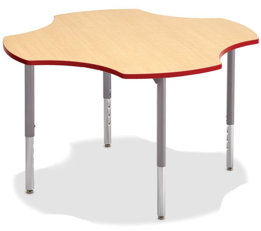 clover table, classroom tables, classroom furniture